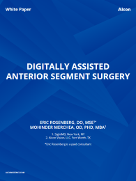 Digitally Assisted Anterior Segment Surgery