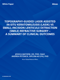 Topography-Guided Laser Assisted In-Situ Keratomileusis vs Small-Incision Lenticule Extraction Refractive Surgery - A Summary of Clinical Outcomes