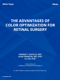 The Advantages Of Color Optimization For Retinal Surgery