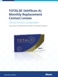 TOTAL30® (lehfilcon A) Monthly Replacement Contact Lenses