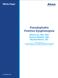 Pseudophakic Positive Dysphotopsia